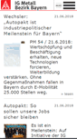 Mobile Screenshot of igmetall-bayern.de